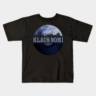 Klaus Nomi blue moon vinyl Kids T-Shirt